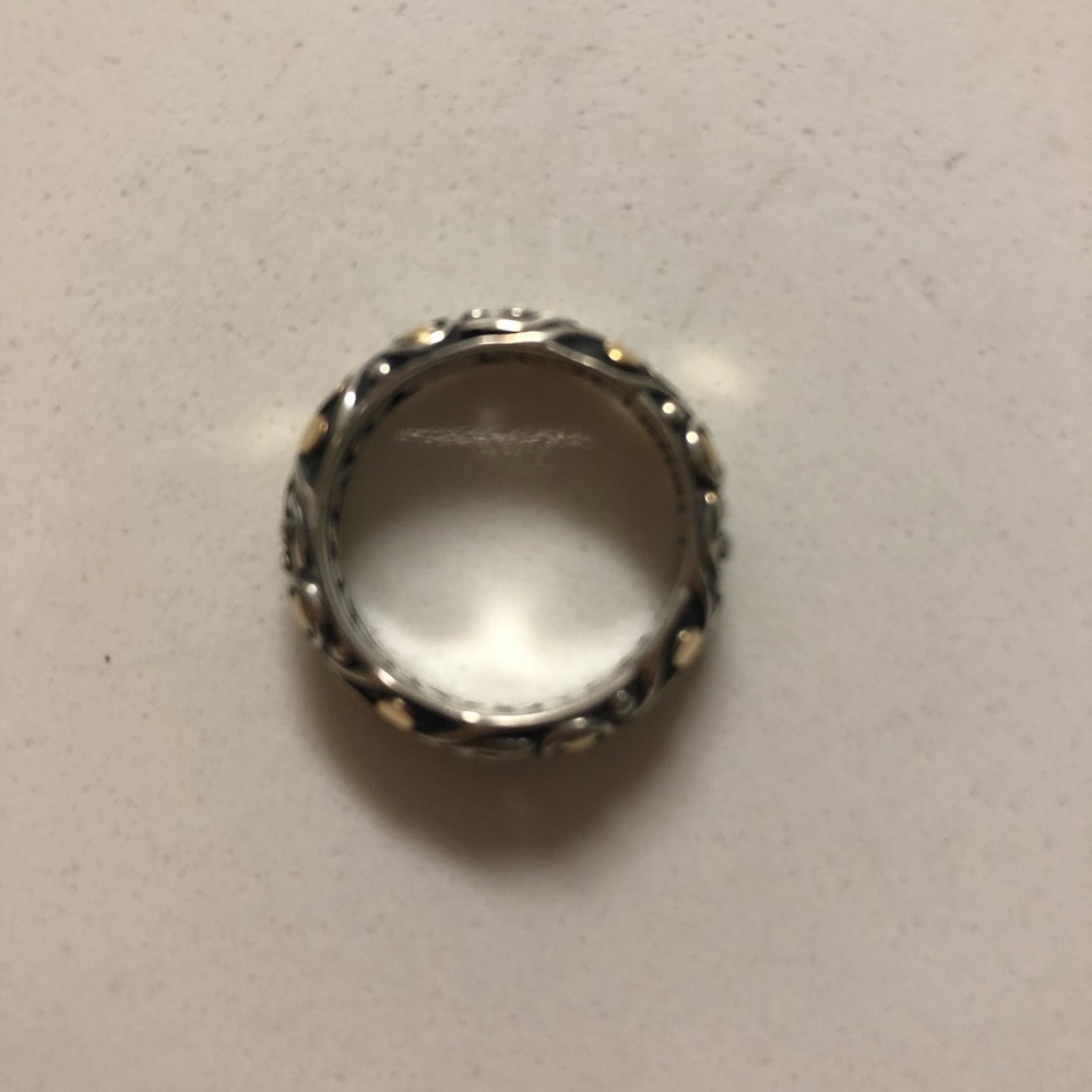 Gold and silver ring